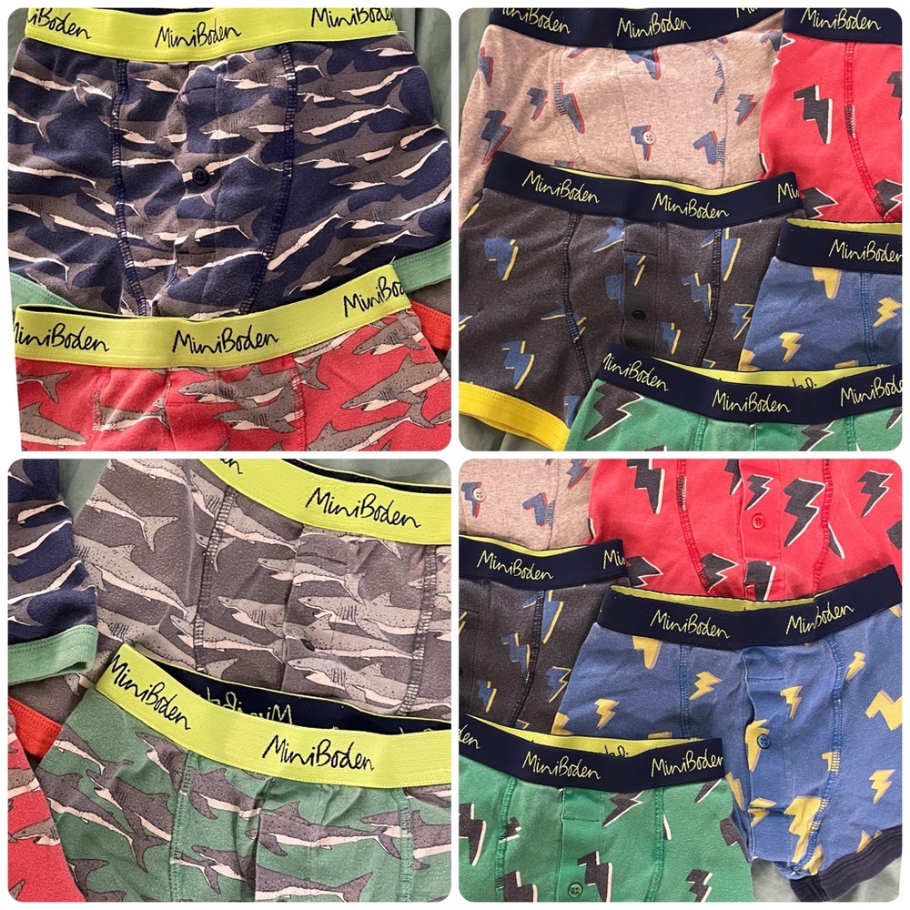 Mini Boden Boxer Brief Lot 6-7 & 7-8